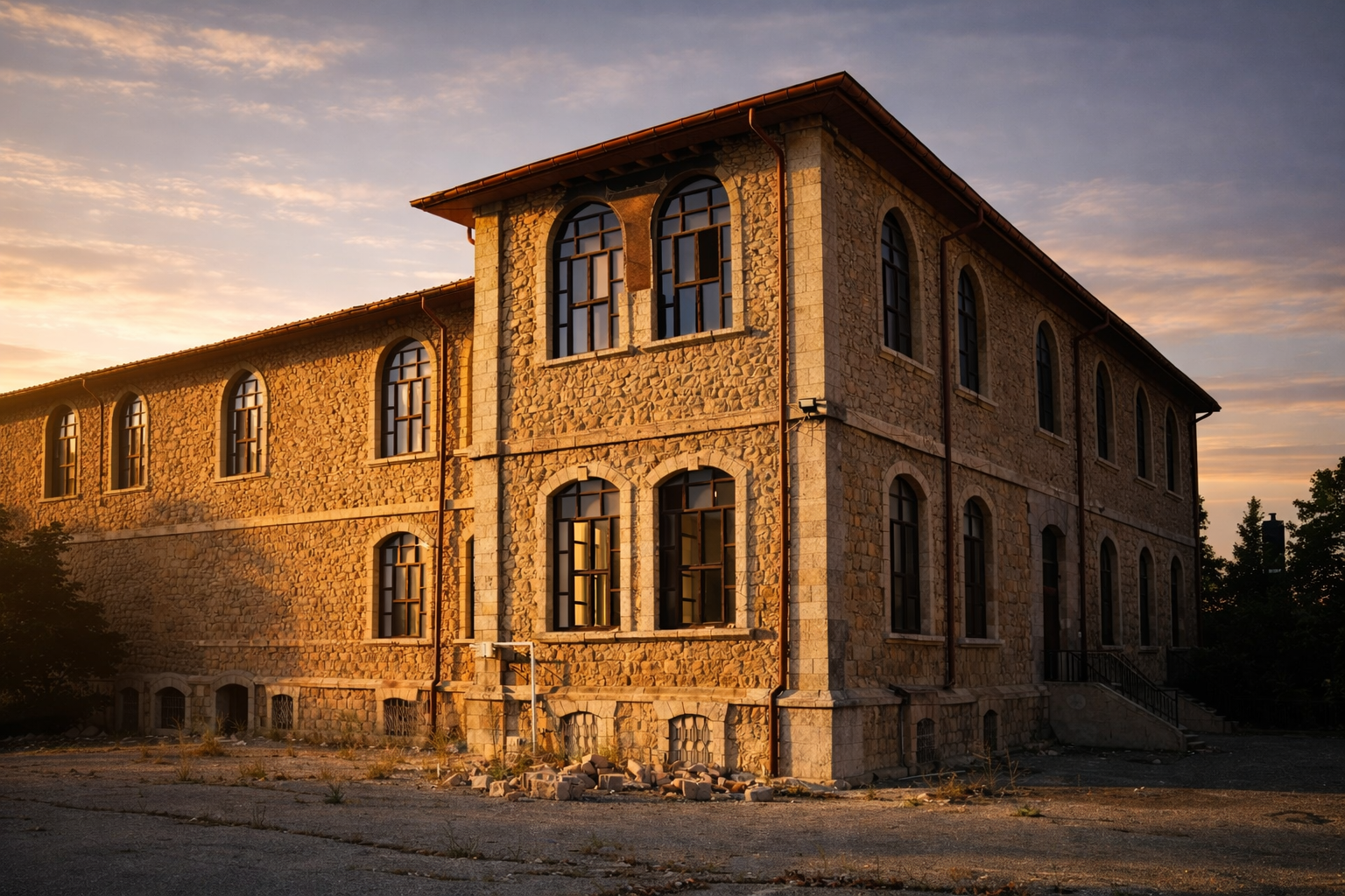 Battalgazi İlköğretim Okulu Rölöve, Restitüsyon, Restorasyon, Mühendislik ve Peyzaj Projeleri